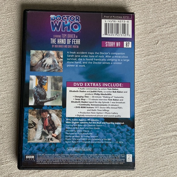 The Masque of Mandragora, The Hand of Fear, The Deadly Assassin Doctor Who DVD - Picture 8 of 15